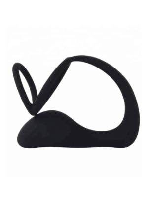 GASTON, Stimulateur Prostatique dans un silicone doux et lisse - POM014BLK